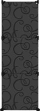 vidaXL vidaXL Stojak na buty, czarny, 84,5x31x93,5 cm, PP