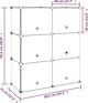 vidaXL vidaXL Stojak na buty, czarny, 84,5x31x93,5 cm, PP