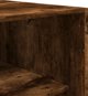 vidaXL Ντουλάπα, καπνισμένο δρυς, 100x50x200 cm, σύνθετο ξύλο