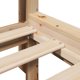 vidaXL Κορμός κρεβατιού χωρίς στρώμα, 135x190 εκ., μασίφ πεύκο