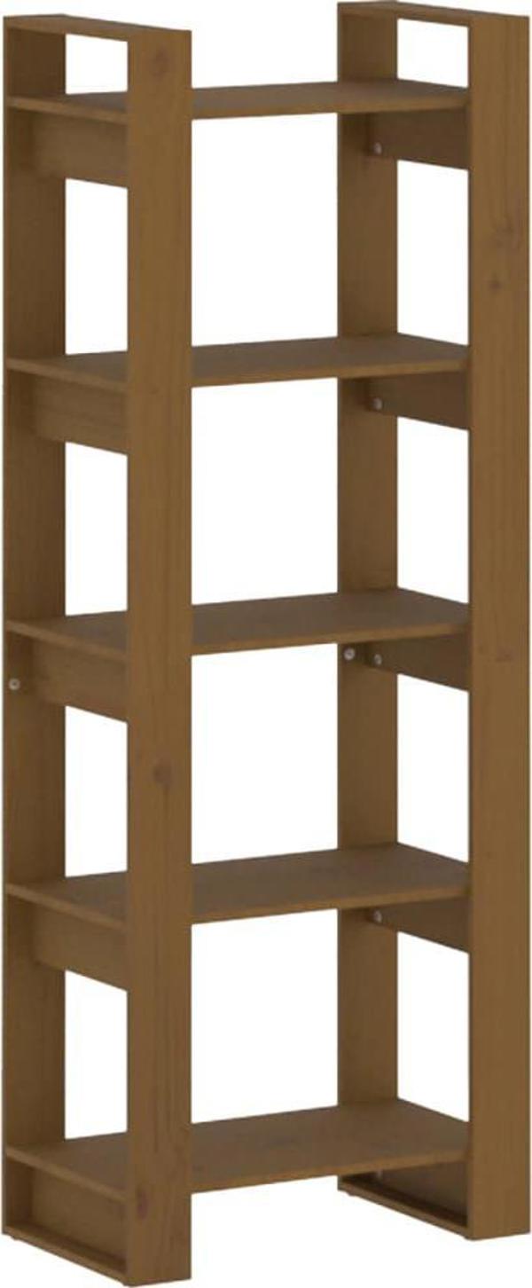 vidaXL Ράφι/διαχωριστικό, καρυδί, 60x35x160 εκ., πεύκο