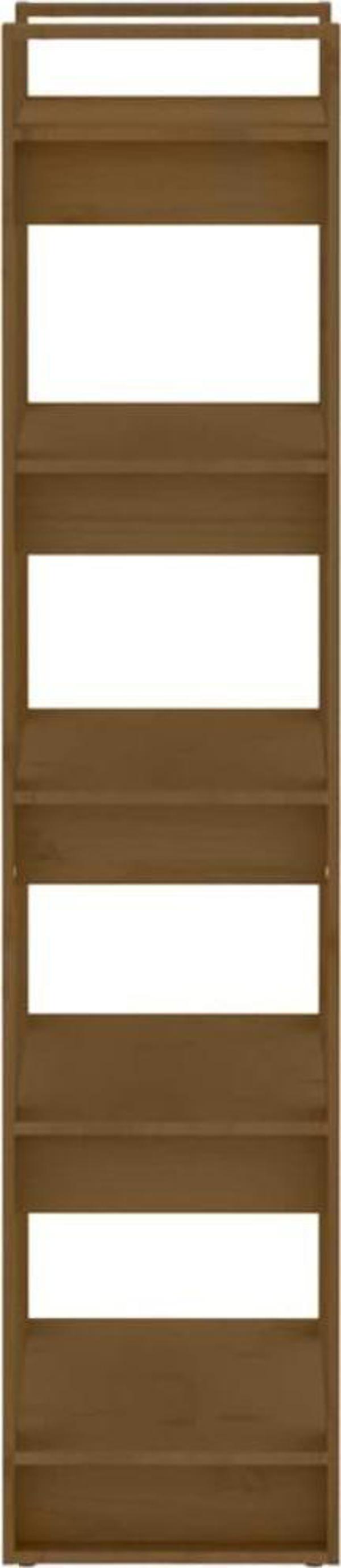 vidaXL Ράφι/διαχωριστικό, καρυδί, 60x35x160 εκ., πεύκο