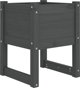 vidaXL vidaXL Donice, 2 szt., szare, 40x40x52,5 cm, lite drewno sosnowe