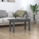 vidaXL vidaXL Stolik kawowy, szary, 80x40x35 cm, lite drewno sosnowe