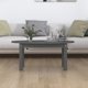 vidaXL vidaXL Stolik kawowy, szary, 80x40x35 cm, lite drewno sosnowe