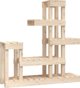 vidaXL vidaXL Kwietnik 92x25x97 cm, lite drewno sosnowe