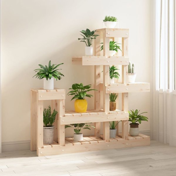 vidaXL vidaXL Kwietnik 92x25x97 cm, lite drewno sosnowe