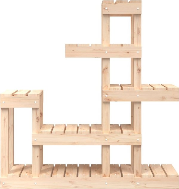 vidaXL vidaXL Kwietnik 92x25x97 cm, lite drewno sosnowe