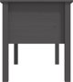 vidaXL Stolik kawowy, szary, 102x49x55 cm, lite drewno sosnowe