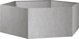 vidaXL Donica, szara, 120x120x45 cm, stal kortenowska
