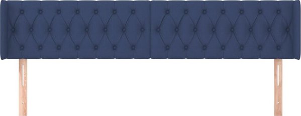 vidaXL Κεφαλάρι uszak μπλε 203x16x78/88 cm από ύφασμα