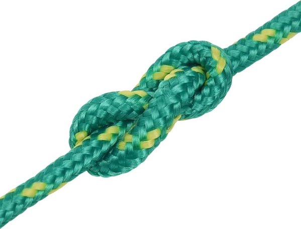 vidaXL Ναυτικό σχοινί, πράσινο, 5 mm, 25 m, πολυπροπυλένιο
