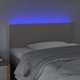 vidaXL Zaglowek do lozka z LED, gkri, 80x5x78/88 cm, texnima dermatos