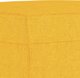 vidaXL Πάγκος, ανοιχτό κίτρινο, 100x35x41 cm, επενδεδυμένος με ύφασμα