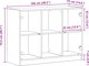 vidaXL Ντουλάπα Λευκή από Σύνθετο Ξύλο, 102x37x75,5 εκ.
