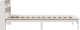 vidaXL Κρεβάτι με ράφι από πεύκο λευκό 90x200 εκ χωρίς στρώμα