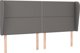 vidaXL Zaglowek uszak, gkri, 203x23x118/128 cm, texnites dermatines