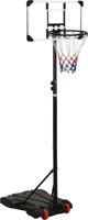 vidaXL Σταντ Μπάσκετ με Διαφανή Πίνακα 216-250 cm