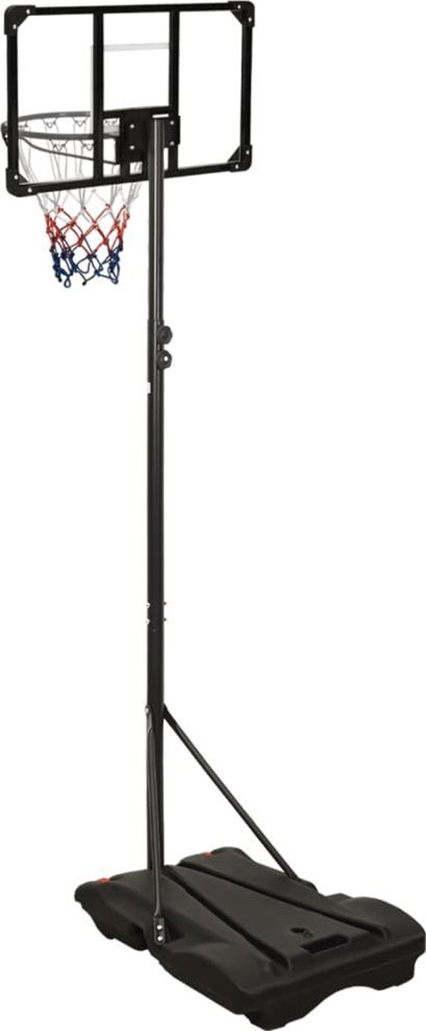 vidaXL Σταντ Μπάσκετ με Διαφανή Πίνακα 216-250 cm