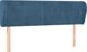 vidaXL Κεφαλάρι uszak, σκούρο μπλε, 147x23x78/88 cm, βελούδο