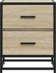 vidaXL Κομοδίνο Sonoma Δρυς, 40x31x50 εκ., υλικό ξυλείας