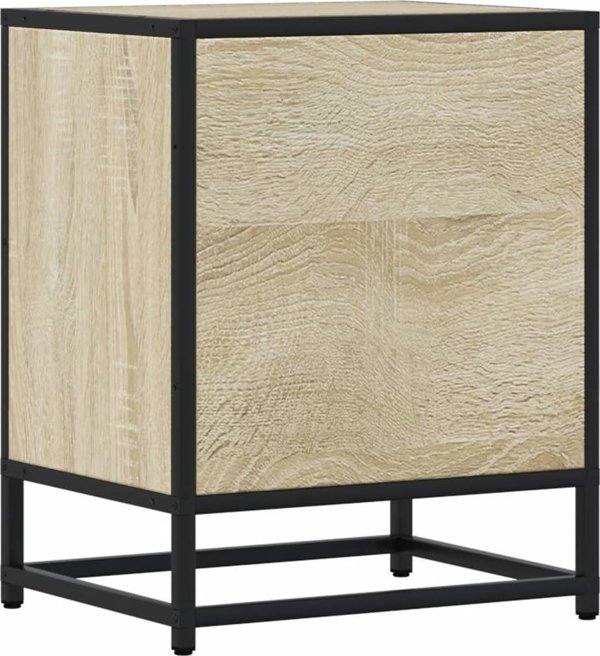 vidaXL Κομοδίνο Sonoma Δρυς, 40x31x50 εκ., υλικό ξυλείας