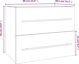 vidaXL Safaki ipo umyslaki, ptidimenos dab, 60x38,5x48 cm