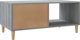 vidaXL Stolik kawowy, szary dab sonoma, 89,5x50x40 cm