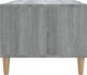 vidaXL Stolik kawowy, szary dab sonoma, 89,5x50x40 cm