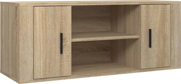 vidaXL Έπιπλο TV, δρυς σονόμα, 100x35x40 cm