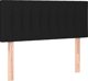 vidaXL Zaglowek do lozka z LED, mavro, 100x5x78/88 cm, tkanina