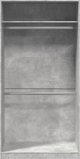 vidaXL Ντουλάπα γκρι τσιμέντο, 100x50x200 εκ., μοριοσανίδα