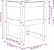 vidaXL vidaXL Donica, szara, 40x40x52,5 cm, lite drewno sosnowe