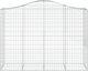 vidaXL Kosze gabionowe, 3 τεμ, 200x50x140/160 εκ, γαλβανισμένο σίδερο