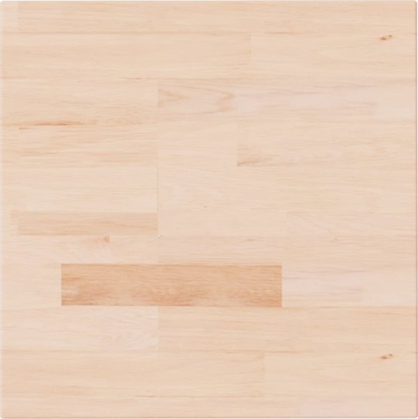 vidaXL Τετράγωνος πάγκος για τραπεζάκι 40x40x4 cm από ακατέργαστη δρυς