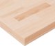 vidaXL Τετράγωνος πάγκος για τραπεζάκι 40x40x4 cm από ακατέργαστη δρυς