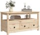 vidaXL vidaXL Stolik kawowy, 102x49x55 cm, lite drewno sosnowe