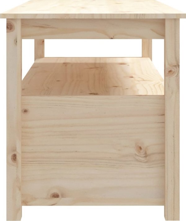 vidaXL vidaXL Stolik kawowy, 102x49x55 cm, lite drewno sosnowe