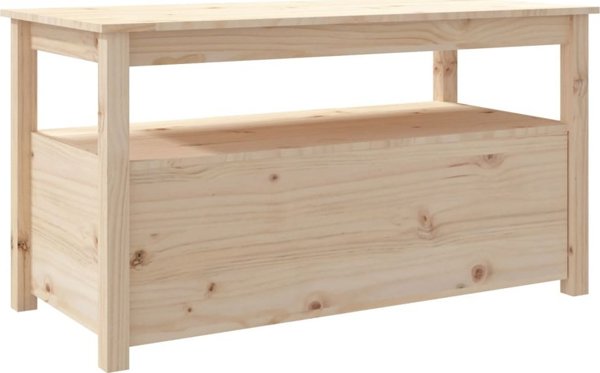 vidaXL vidaXL Stolik kawowy, 102x49x55 cm, lite drewno sosnowe