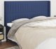 vidaXL Κεφαλάρι Πολυθρόνας, Μπλε, 203x16x118/128 cm, Υφασμάτινο