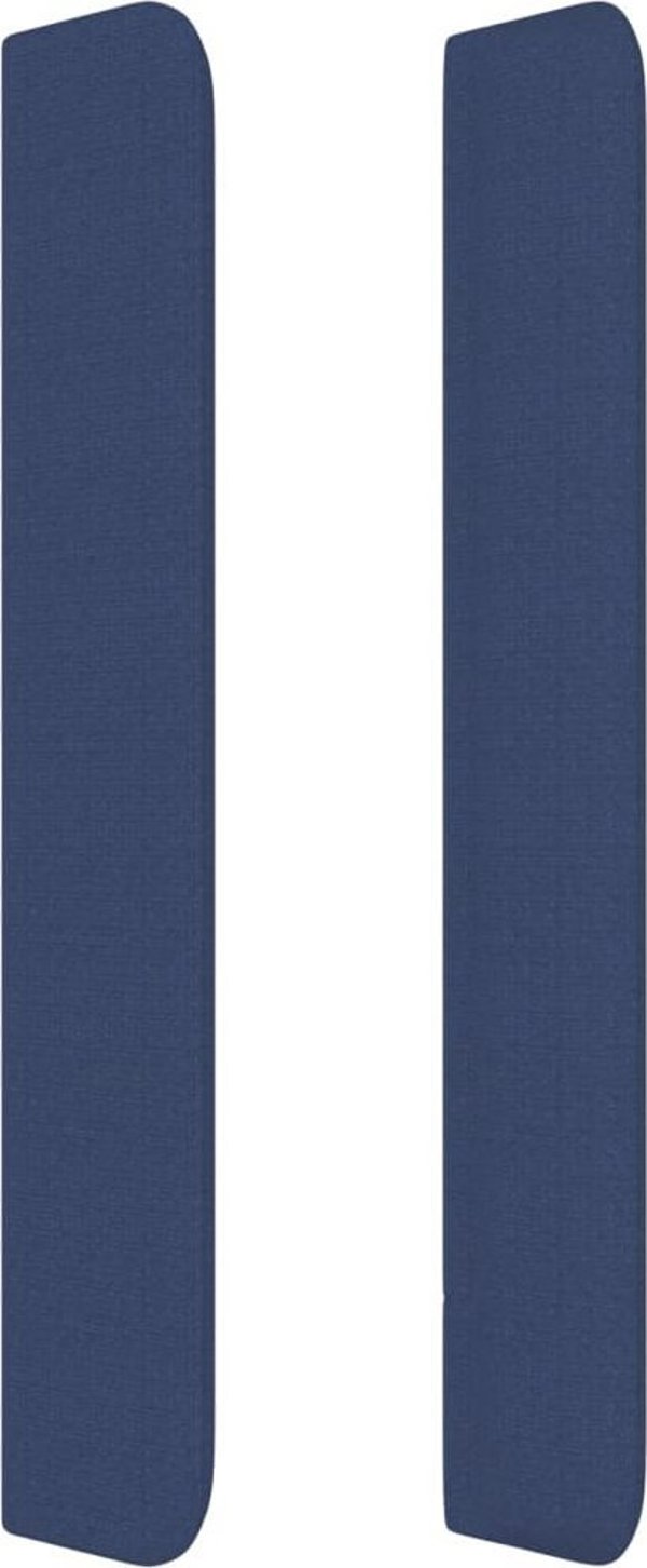 vidaXL Κεφαλάρι Πολυθρόνας, Μπλε, 203x16x118/128 cm, Υφασμάτινο