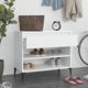 vidaXL Polka na buty, bialy, 70x36x60 cm, material drewnopochodny