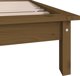 vidaXL Σκελετός Κρεβατιού, Μέλι Καφέ, Πεύκο, 90x190 εκ., Μονός