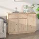 vidaXL vidaXL Szafka, 110x34x75 cm, lite drewno sosnowe