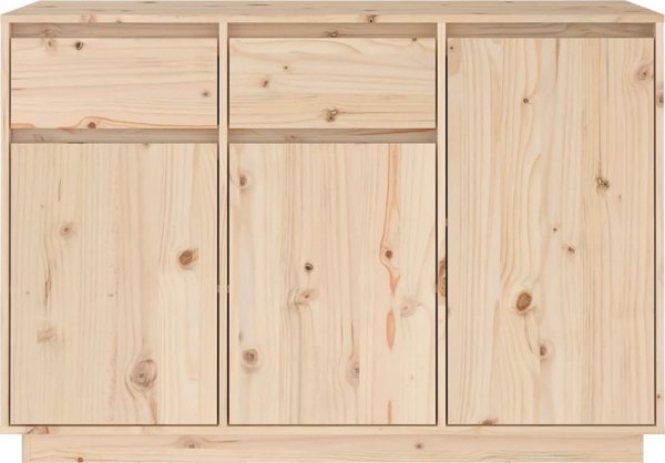 vidaXL vidaXL Szafka, 110x34x75 cm, lite drewno sosnowe