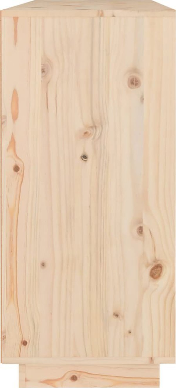 vidaXL vidaXL Szafka, 110x34x75 cm, lite drewno sosnowe