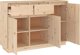 vidaXL vidaXL Szafka, 110x34x75 cm, lite drewno sosnowe