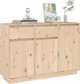 vidaXL vidaXL Szafka, 110x34x75 cm, lite drewno sosnowe