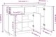 vidaXL vidaXL Szafka, 110x34x75 cm, lite drewno sosnowe