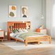 vidaXL Κρεβάτι με ράφι, χωρίς στρώμα, 160x200 εκ, από συμπαγές πεύκο